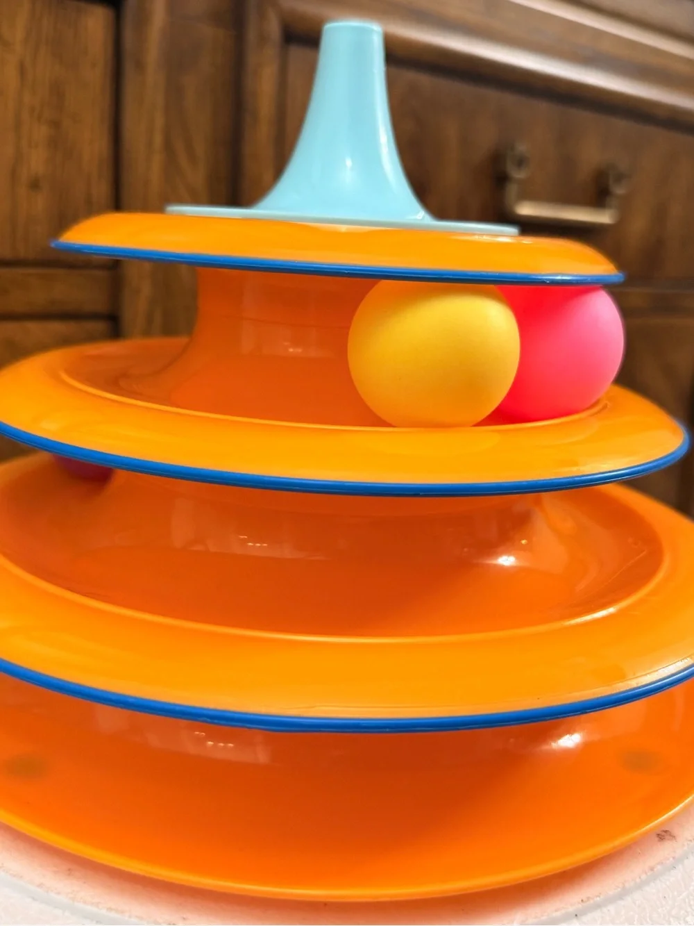 Catstages 3-Tier Cat Track Toy w/ 6 Balls – Fun & Safe Indoor Play for All Cats